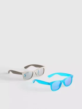 Lote de 2 gafas de sol de montura cuadrada