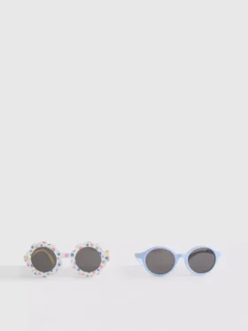 Lote de 2 gafas de Sol de montura redonda