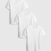Lote de 3 camisas básicas de cuello redondo