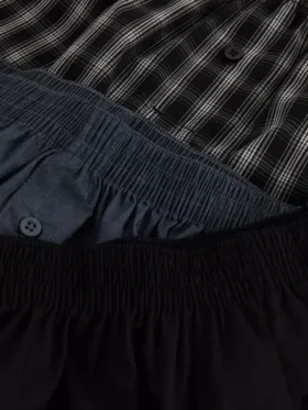 Lote de 3 pantalones cortos bóxer tejidos