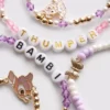 Lote de 4 pulseras de «Bambi» de Disney
