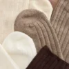 Lote de 5 pares de calcetines de cuello redondo de colores variados con alto contenido en algodón