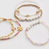 Lote de 5 pulseras con abalorios y dijes de Winnie the Pooh de Disney
