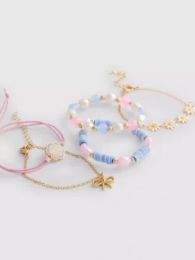 Lote de 5 pulseras de fantasía