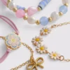 Lote de 5 pulseras de fantasía