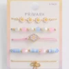 Lote de 5 pulseras de fantasía