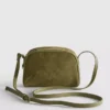 Mini bolso bandolera de imitación de ante