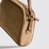 Mini bolso bandolera de imitación de ante