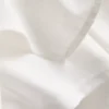 Minifalda-pantalón con lazos laterales de mezcla de lino