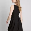 Minivestido arrugado con textura