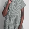 Minivestido camisero con cuello