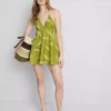 Minivestido con peces bordados