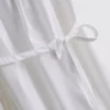Minivestido de popelín con volantes y tirantes