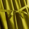 Minivestido de popelín con volantes y tirantes