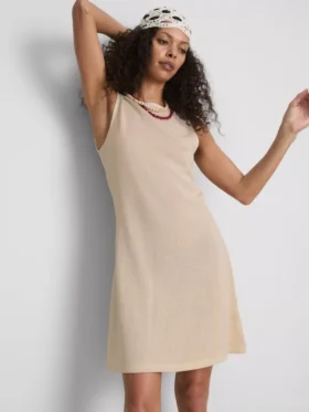 Minivestido de punto de corte en A
