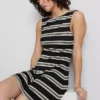 Minivestido de punto de corte en A