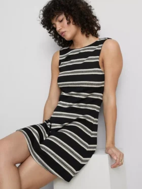 Minivestido de punto de corte en A