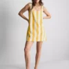 Minivestido recto estampado