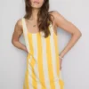 Minivestido recto estampado