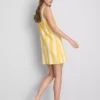 Minivestido recto estampado