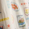 Minivestido recto estampado