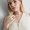 Minivestido sin mangas con cuello en V