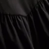 Minivestido tipo corsé de mezcla de algodón