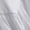 Minivestido tipo corsé de mezcla de algodón
