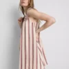 Minivestido trapecio de algodón