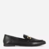 Mocasines con hebilla de imitación de piel