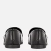 Mocasines con hebilla de imitación de piel
