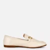 Mocasines de imitación de piel con detalle de bocado