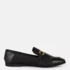 Mocasines de imitación de piel con detalle de bocado