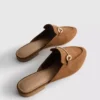 Mocasines tipo mule con detalle de bocado
