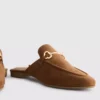 Mocasines tipo mule con detalle de bocado