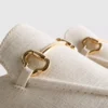 Mocasines tipo mule con detalle de bocado