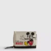 Monedero abatible de imitación de piel de Mickey y sus amigos de Disney