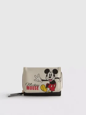 Monedero abatible de imitación de piel de Mickey y sus amigos de Disney