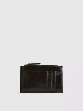 Monedero con cremallera para tarjetas
