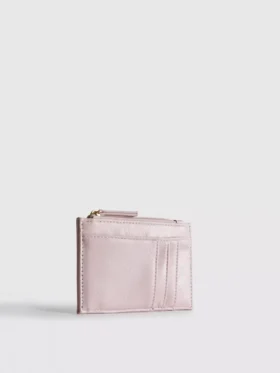 Monedero con cremallera para tarjetas