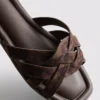 Mules con tiras entrelazadas