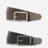 Pack de 2 cinturones con textura