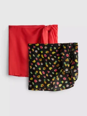 Pack de 2 minipareos estampados