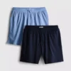 Pack de 2 pantalones cortos de pijama con cordón