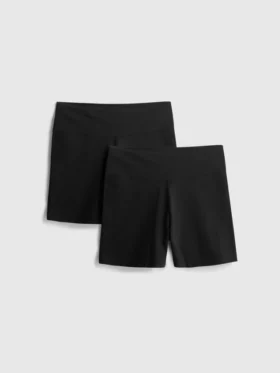 Pack de 2 pantalones cortos de yoga de cintura alta