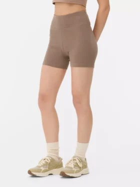 Pack de 2 pantalones cortos de yoga de cintura alta