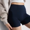 Pack de 2 pantalones cortos de yoga de cintura alta
