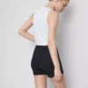 Pack de 2 pantalones cortos de yoga de cintura alta