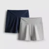 Pack de 2 pantalones cortos de yoga de cintura alta