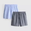 Pack de 2 pantalones cortos tejidos